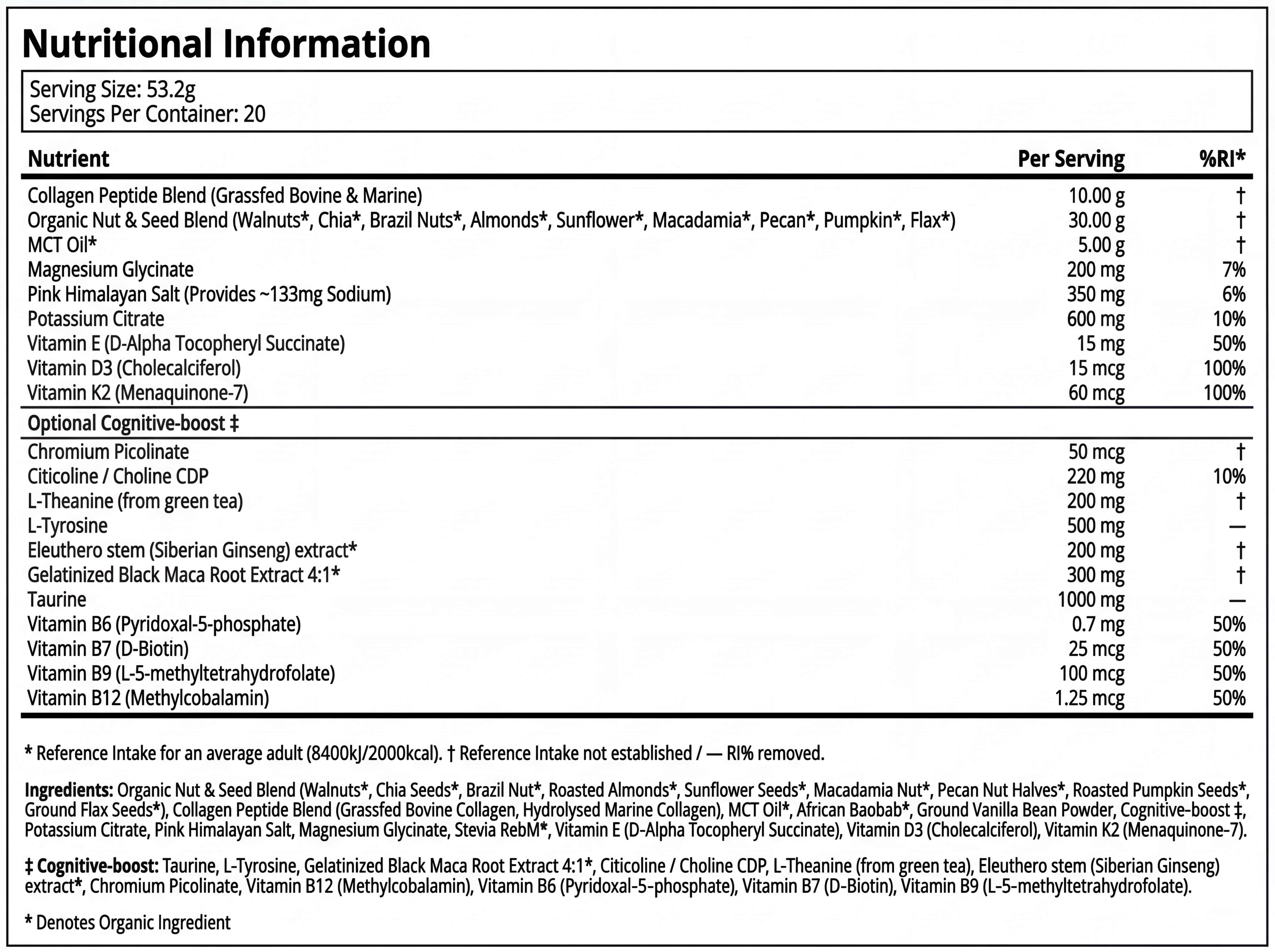 Morning Gut-brain Blend